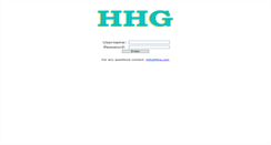 Desktop Screenshot of hhg.com